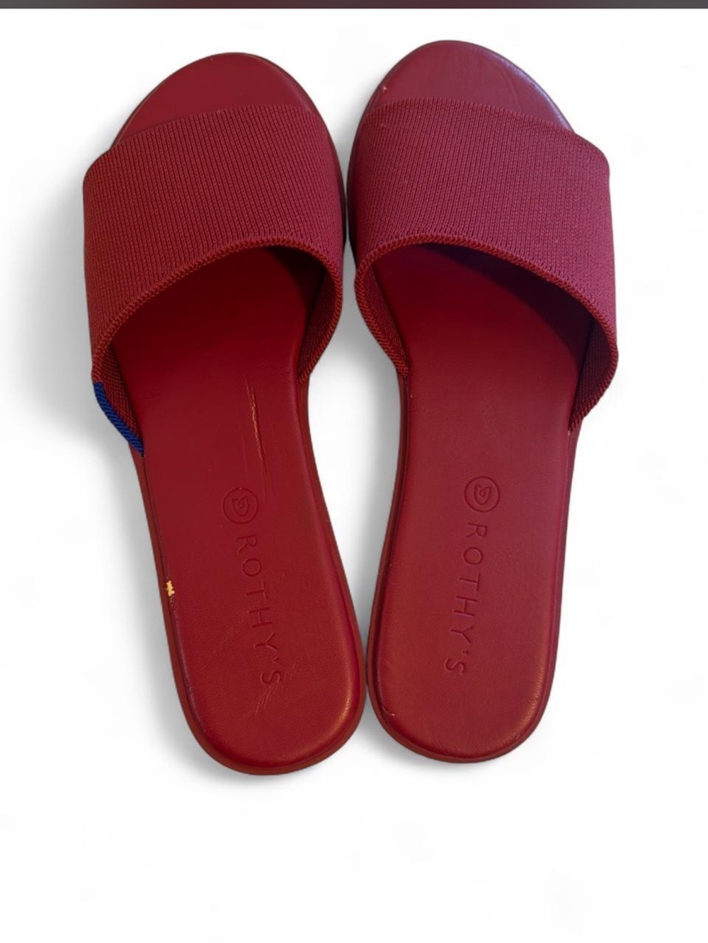 Rothy's Women's Wine Red Slide Sandals
